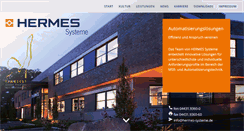 Desktop Screenshot of hermes-systeme.de